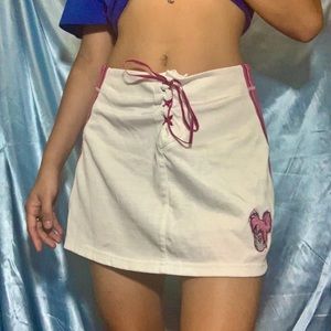 Vintage early y2k Disney Tinkerbell sporty skirt